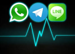 Pulso a Whatsapp por Telegram y Line