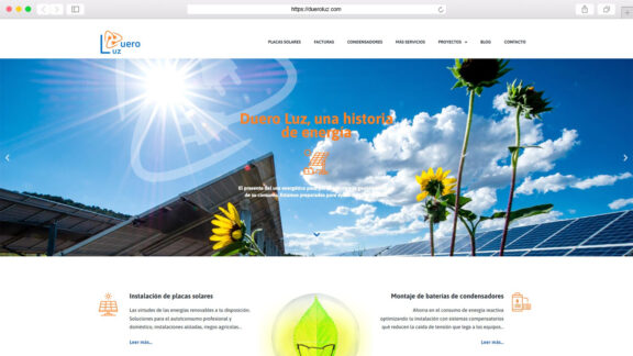 Diseño web Duero Luz