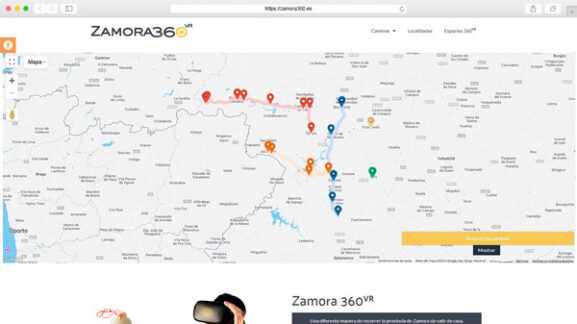 Plataforma con Realidad Virtual Zamora 360